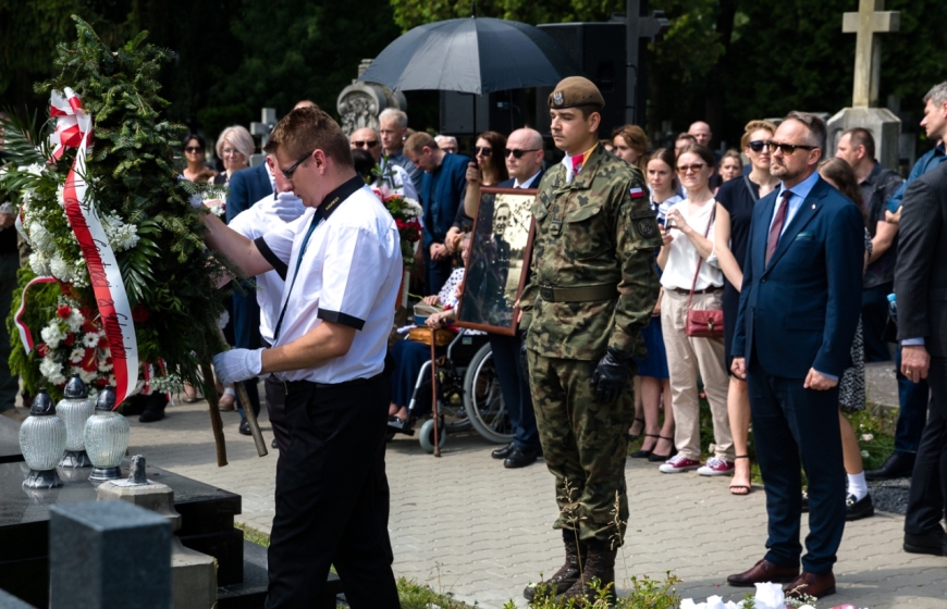 Uroczysty pogrzeb państwowy z ceremoniałem wojskowym ppor. Henryka Wieliczki ps. „Lufa”