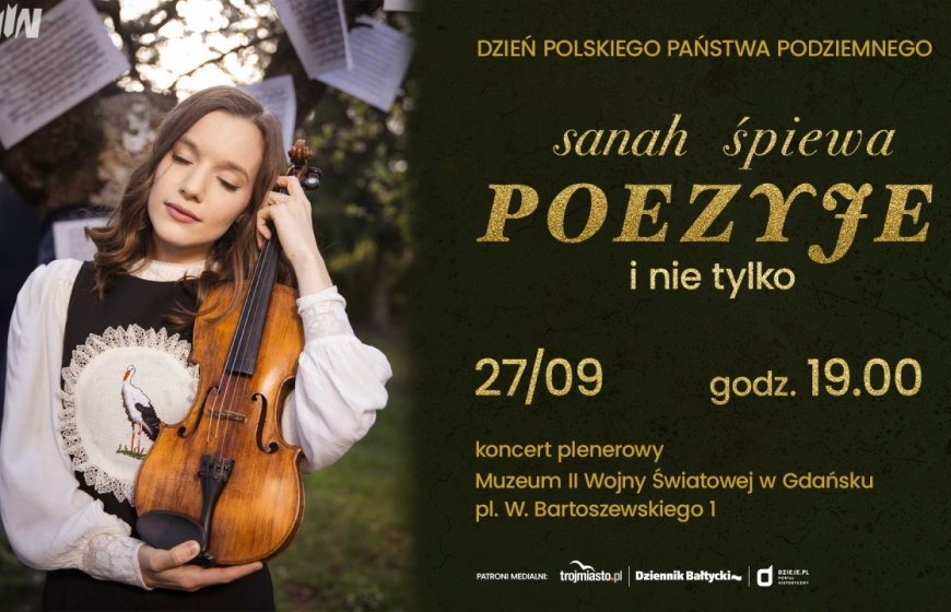 Sanah śpiewa Poezyje - koncert upamiętniający powstanie Polskiego Państwa podziemnego