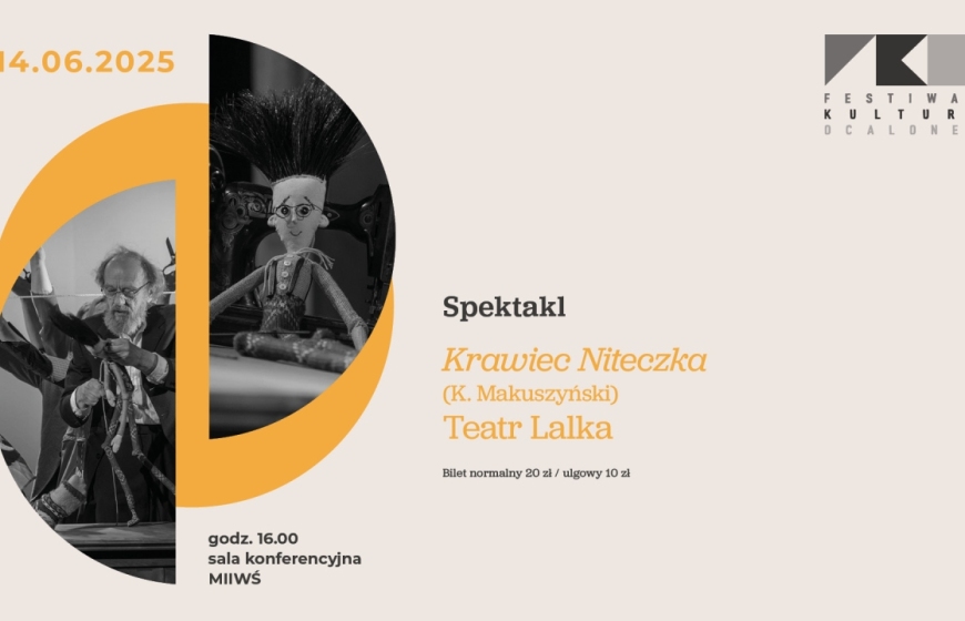 FKO: Spektakl rodzinny „Krawiec Niteczka” (Kornel Makuszyński)