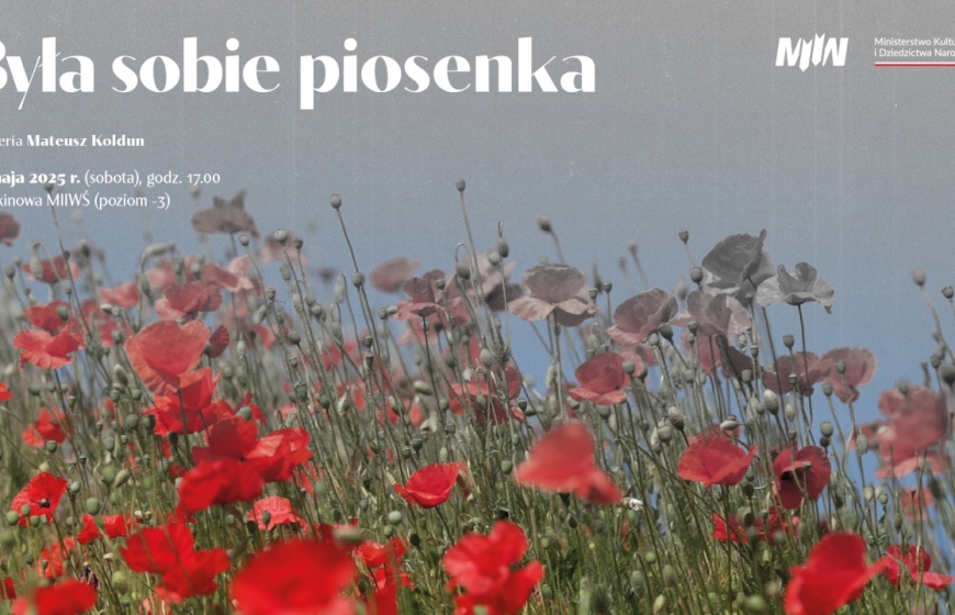 Grafika | czerwone maki na szarym tle nieba