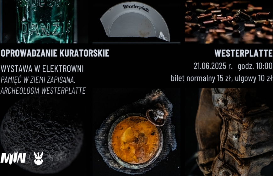 Oprowadzanie kuratorskie po wystawie „Pamięć w ziemi zapisana. Archeologia Westerplatte”
