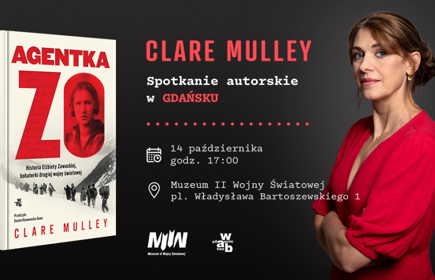 Spotkanie autorskie z Clare Mulley z okazji premiery książki "𝗔𝗚𝗘𝗡𝗧𝗞𝗔 𝗭𝗢"