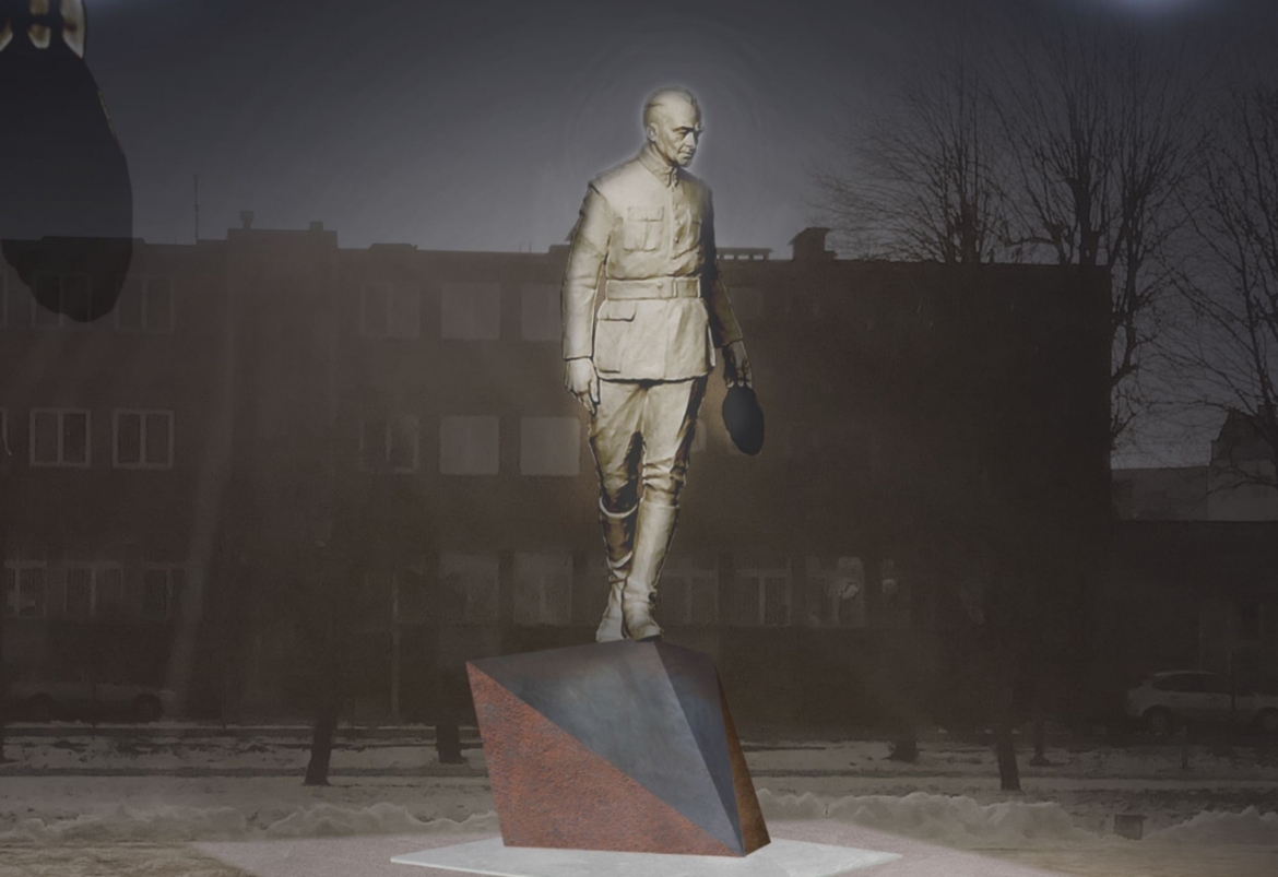 Odsłonięcie pomnika rtm. Witolda Pileckiego przy Muzeum II Wojny Światowej w Gdańsku 