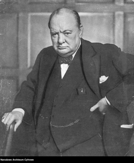 Fot. 1. Premier Winston Churchill, fotografia z czasu II wojny światowej (NAC)