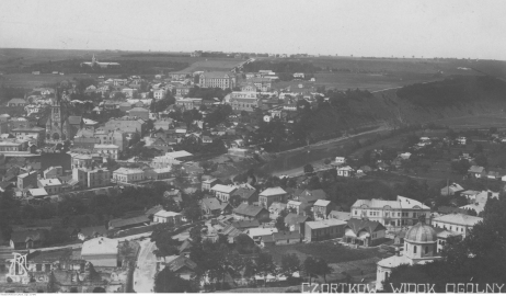 Fot. Czortków, panorama miasta z okresu międzywojennego, 1918–1939 (NAC)