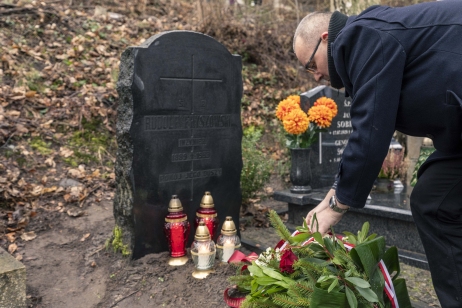 Delegacja Muzeum II Wojny Światowej w Gdańsku upamiętniła obrońcę Wybrzeża