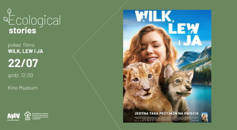 plakat promujący film Wiki, lew i ja