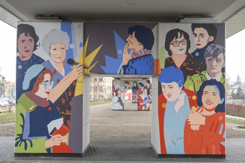Olga Krzyżanowska (3). Mural „Kobiety Wolności”
