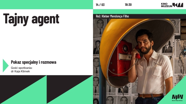 TAJNY AGENT | Pokaz specjalny z rozmową po seansie | Gość: dr Kaja Klimek