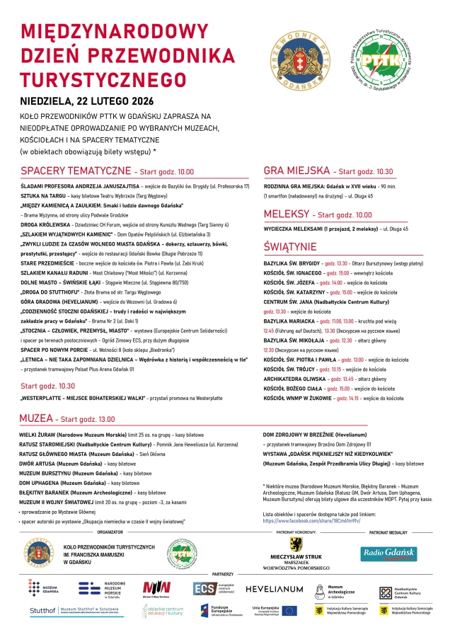 Międzynarodowy Dzień Przewodnika Turystycznego w Gdańsku