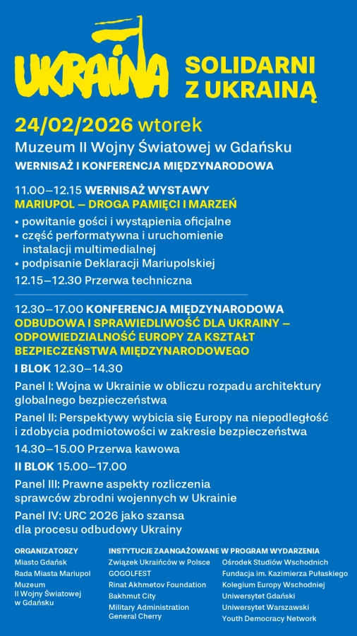 Program wydarzeń 24 lutego