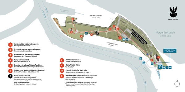 Mapa Westerplatte