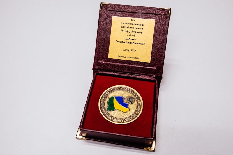 Dyrektor M2WŚ otrzymał medal od Związku Gmin Pomorskich