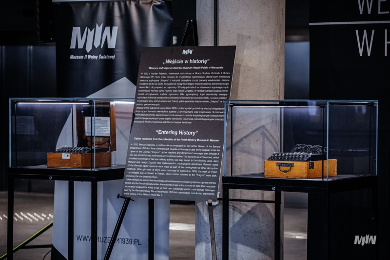 „Wejście w Historię” - prezentacja maszyn szyfrujących ze zbiorów MHP
