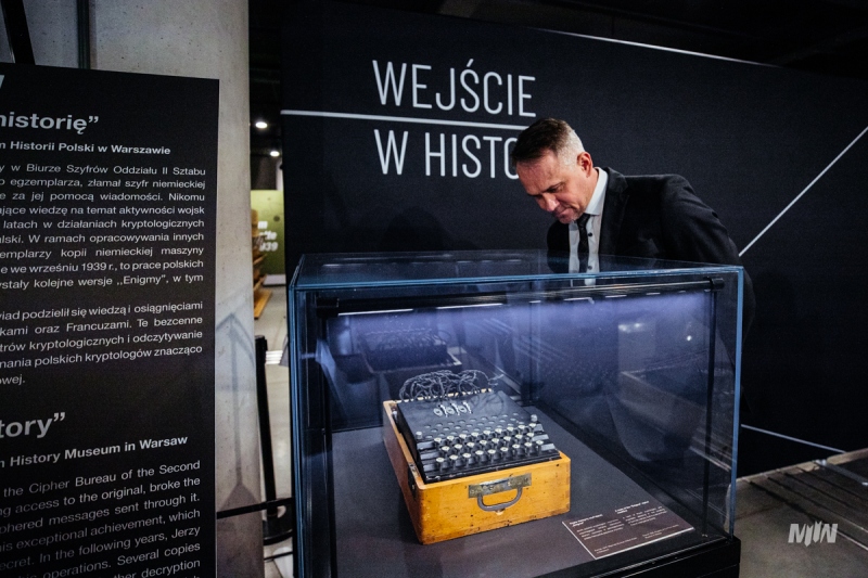 „Wejście w Historię” - prezentacja maszyn szyfrujących ze zbiorów MHP