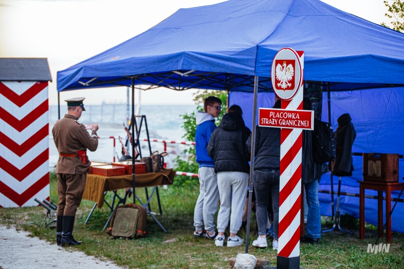 Rekonstruktorzy na Westerplatte