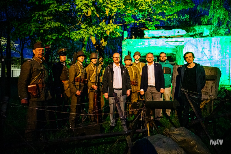 Rekonstruktorzy na Westerplatte