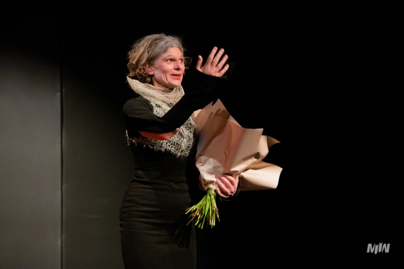 Finisaż wystawy „Witkacy – dzieło utracone” oraz wystawiono monodram Teatru Kropka Theatre "Matka"