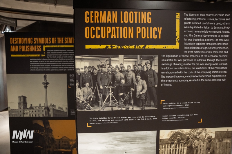 Ekspozycja pt. ,,Polska - jedna z ofiar II wojny światowej w Europie”