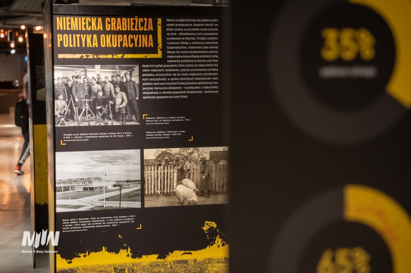 Ekspozycja pt. ,,Polska - jedna z ofiar II wojny światowej w Europie”