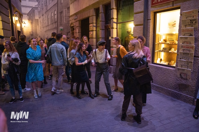 Etiudy teatralne w wykonaniu działającej przy MIIWŚ trupy teatralnej