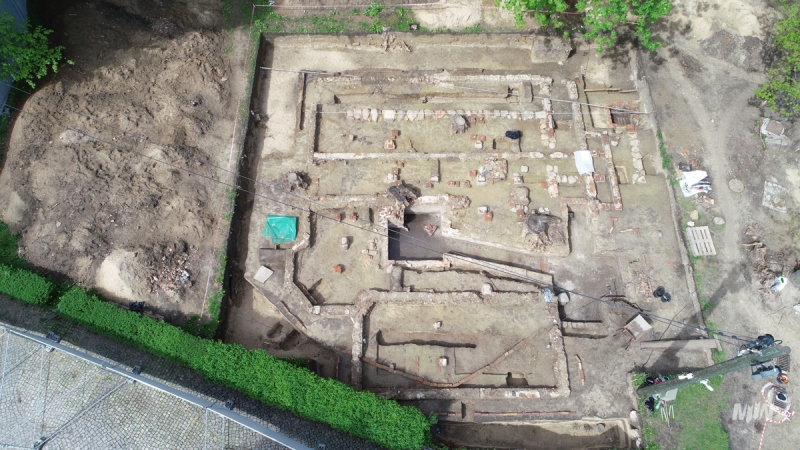 Willa oficerska. Wykopaliska przeprowadzone podczas VII etapu badań archeologicznych, wiosna 2021 r. 