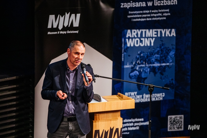 Promocja książki „Arytmetyka wojny. Bitwy II wojny światowej w 15 infografikach”
