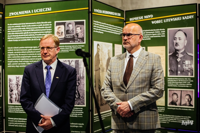 "Polacy internowani na Litwie 1939–1940" - wystawa i podpisanie umowy o współpracy z Centrum Badań Ludobójstwa i Ruchu Oporu Mieszkańców Litwy