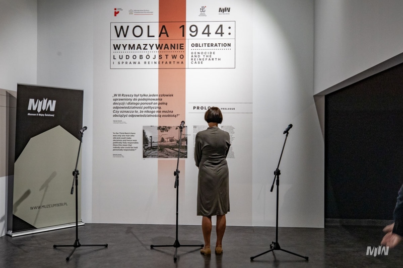 OPENING OF THE EXHIBITION "WOLA 1944: ERASURE. GENOCIDE AND THE REINEFARTH CASE"