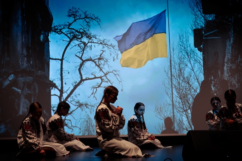 Koncert ukraińskiej muzyki i poezji Zespołu Szkół z Ukraińskim Językiem Nauczania w Górowie Iławeckim