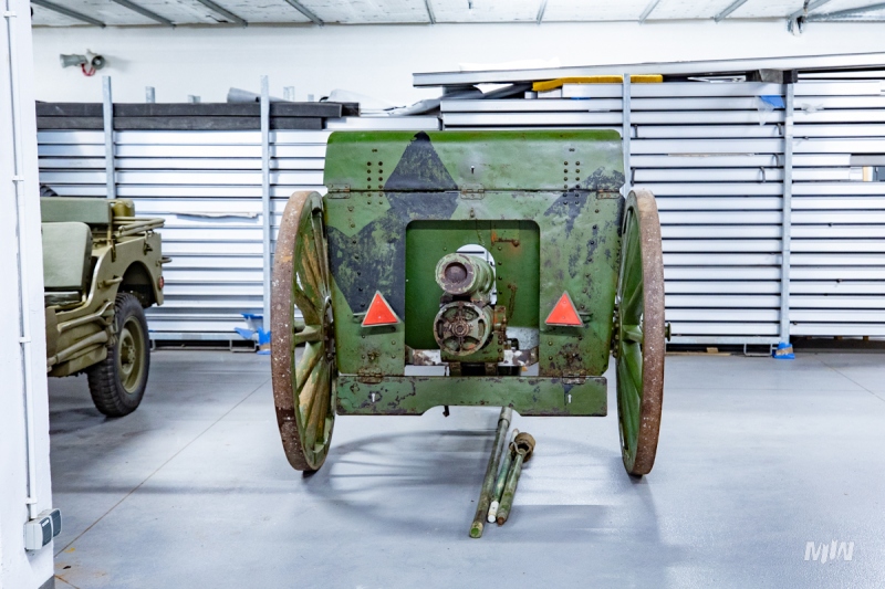 Field gun model 1902 now in the collection of the Museum of The Second World War!