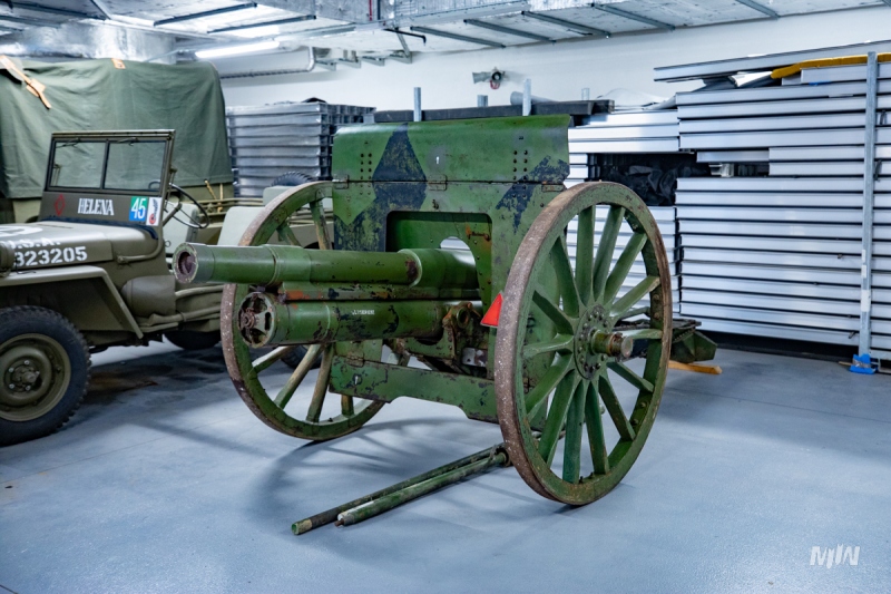 Field gun model 1902 now in the collection of the Museum of The Second World War!