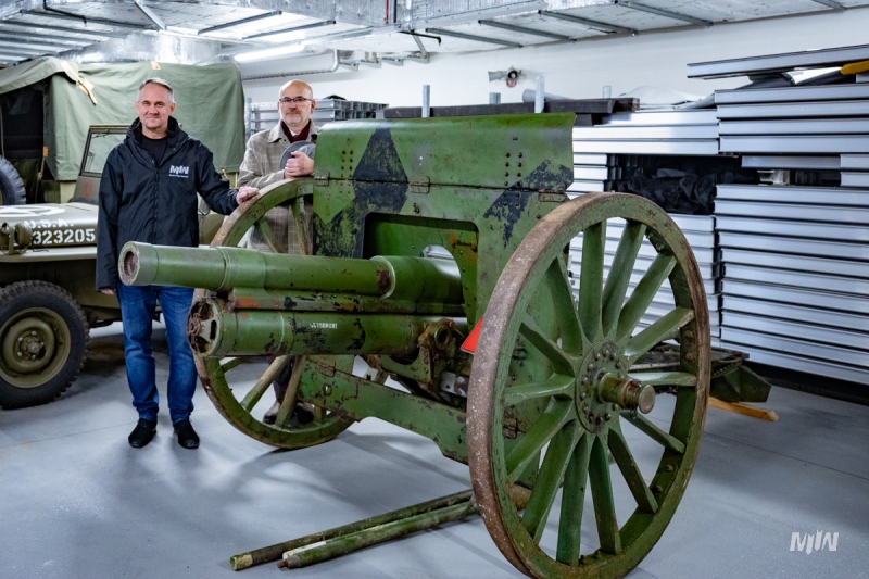 Field gun model 1902 now in the collection of the Museum of The Second World War!