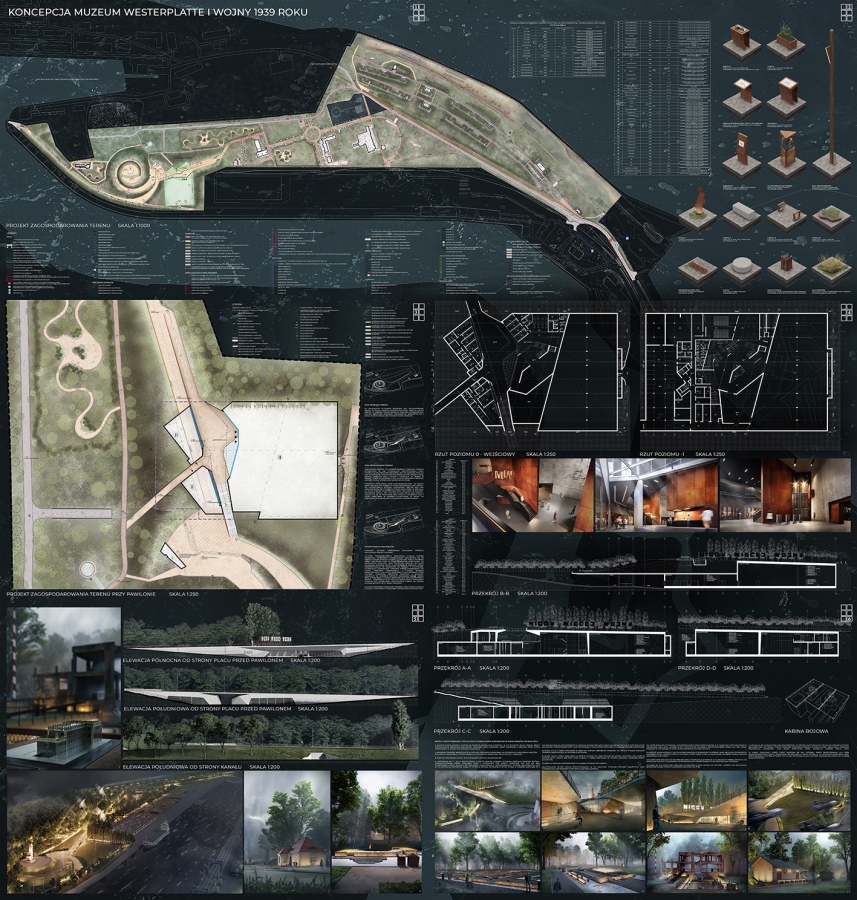 I NAGRODA  Uczestnicy biorący udział wspólnie w konkursie: Muro Architekci sp. z o.o. ul. Nawrot 9/11 lok. 7, 90-014 Łódź Krystyna Lachman-Pabich Lachman Pabich Architekci ul. Włościańska 12, 91-481 Łódź Pracownia Architektoniczna „Projektownia” ul. 