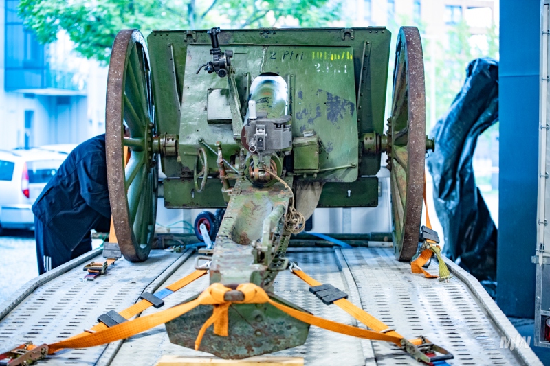Field gun model 1902 now in the collection of the Museum of The Second World War!