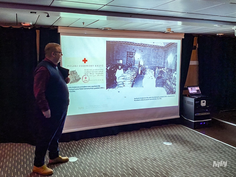 Wykład edukacyjny pod tytułem „Świąteczna nadzieja. Polskie Boże Narodzenie podczas II wojny światowej”