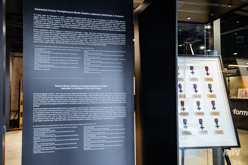 "Wejście w historię" - Dwanaście Krzyży Pamiątkowych Monte Cassino nadanych żołnierzom 2. Korpusu