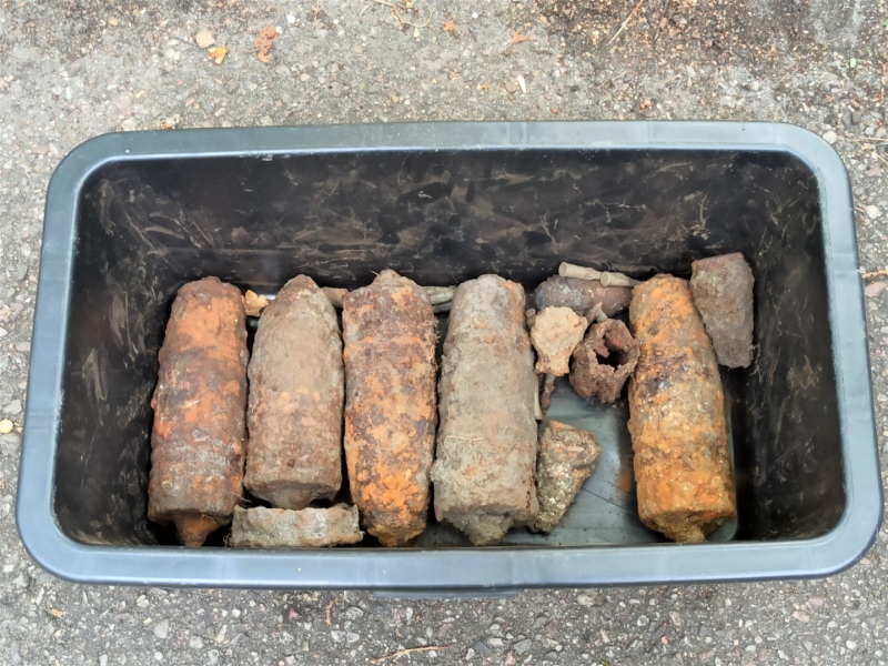 OVER 4,700 DANGEROUS OBJECTS AND NEARLY 3,800 HISTORICAL ARTIFACTS FOUND DURING UNEXPLODED ORDNANCE (UXO) REMOVAL WORK AT WESTERPLATTE
