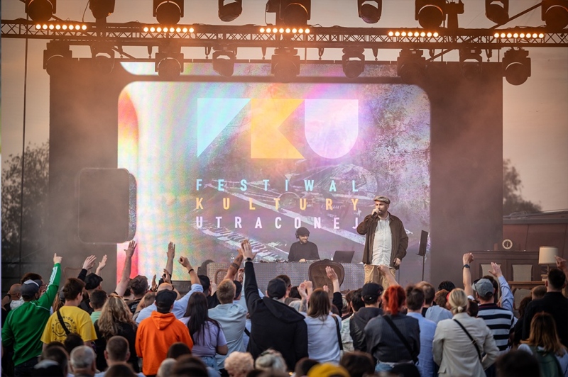 The rapper O.S.T.R. performed on the outdoor stage at MSWW