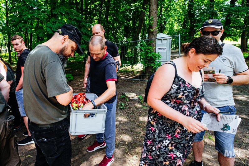 On the second day, visitors in the ‘Fort’ area, where excavations were being conducted, could listen to archaeologists talk about the specifics of the research team's work and the artifacts recovered