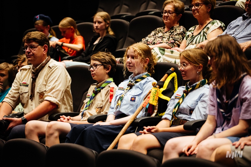 Pokaz specjalny filmu dokumentalnego „Była sobie piosenka” dla kpt. Władysława Dąbrowskiego, uczestnika walk pod Monte Cassino i harcerzy, uczestników obchodów 80. rocznicy tej bitwy.