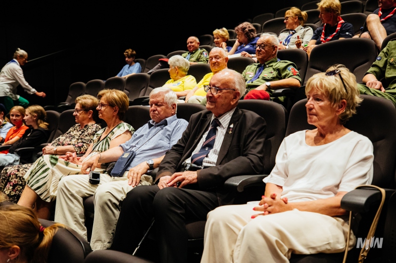 Pokaz specjalny filmu dokumentalnego „Była sobie piosenka” dla kpt. Władysława Dąbrowskiego, uczestnika walk pod Monte Cassino i harcerzy, uczestników obchodów 80. rocznicy tej bitwy.