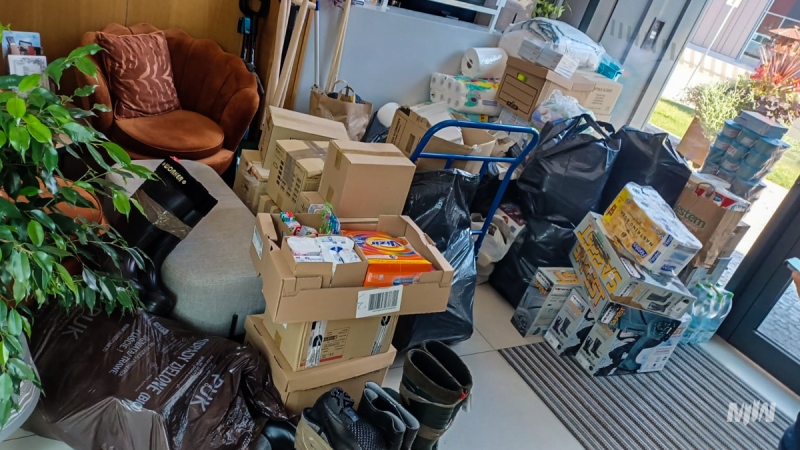 Zbiórka darów dla powodzian przy MIIWŚ