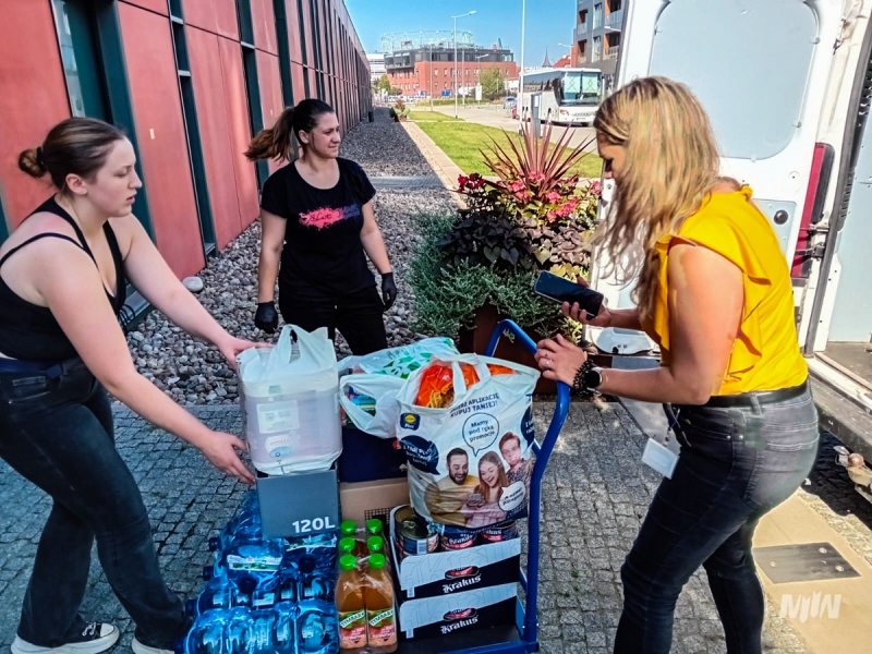 Zbiórka darów dla powodzian przy MIIWŚ