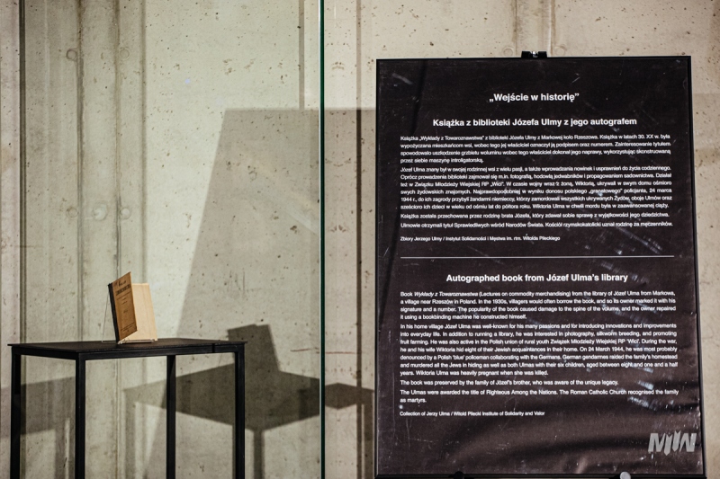 ‘Stepping into History’ – A Book from Józef Ulma’s Collection at the MSWW