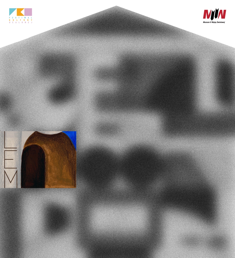 Pierwszy fragment zwycięskiego projektu muralu promującego Festiwal Kultury Ocalonej autorstwa Asi Pietrzyk