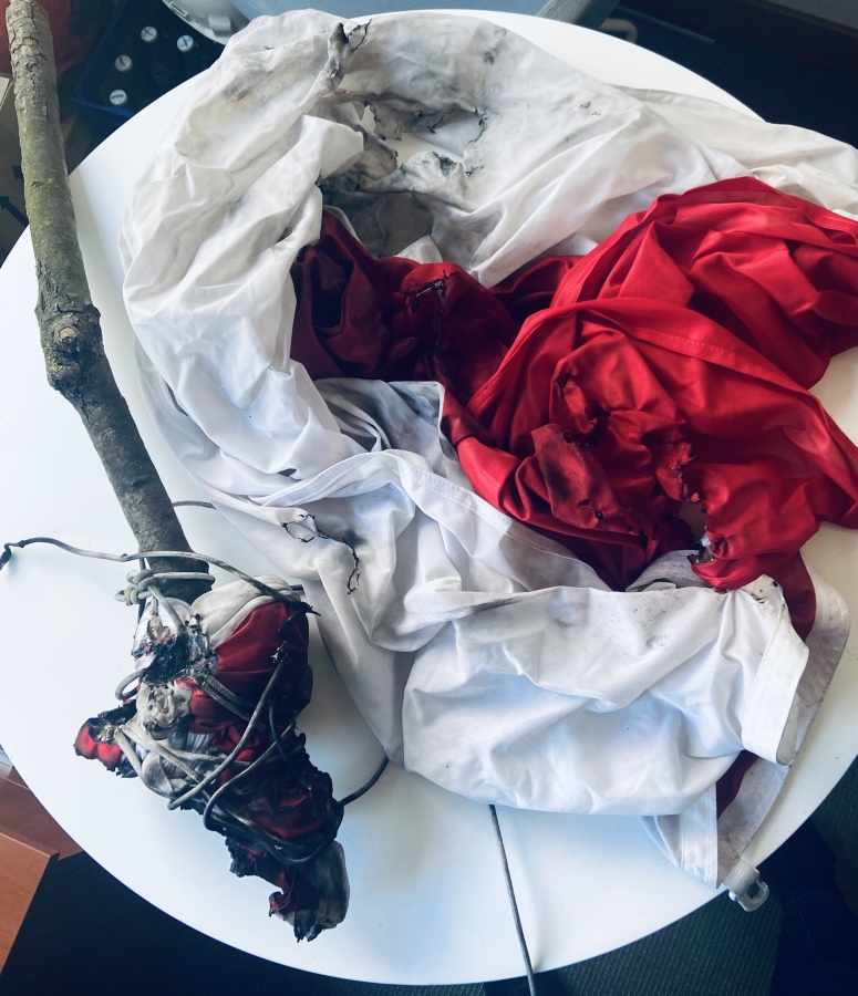 Na terenie Westerplatte doszło do znieważenia symboli państwowych