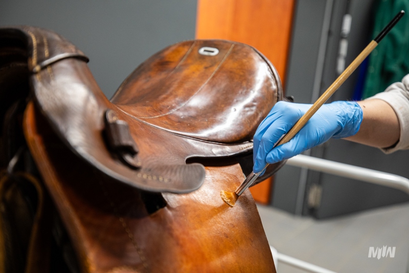 Cykl #ZobaczKonserwacjeMIIWŚ - żołnierskie siodło