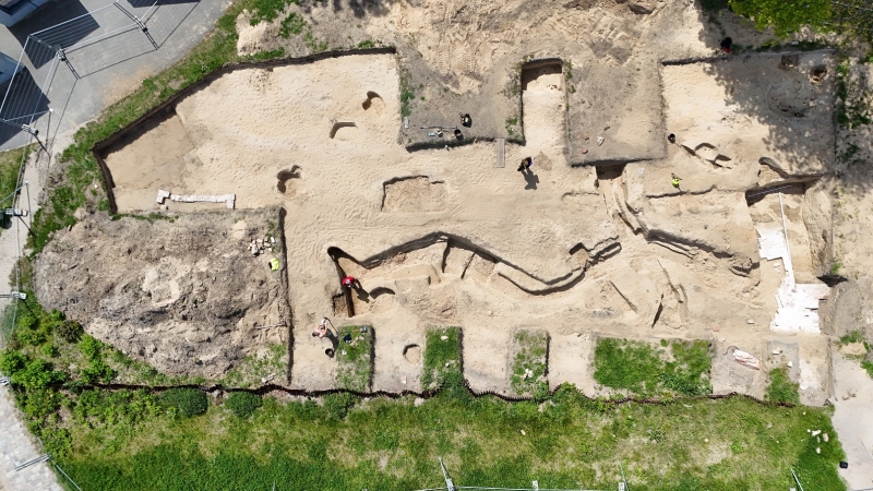 Wykopy przy placówce „Fort”