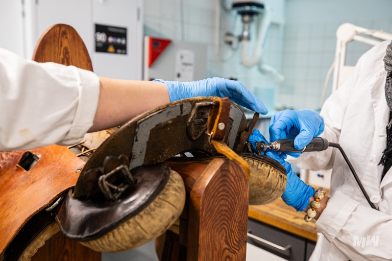 Cykl #ZobaczKonserwacjeMIIWŚ - żołnierskie siodło